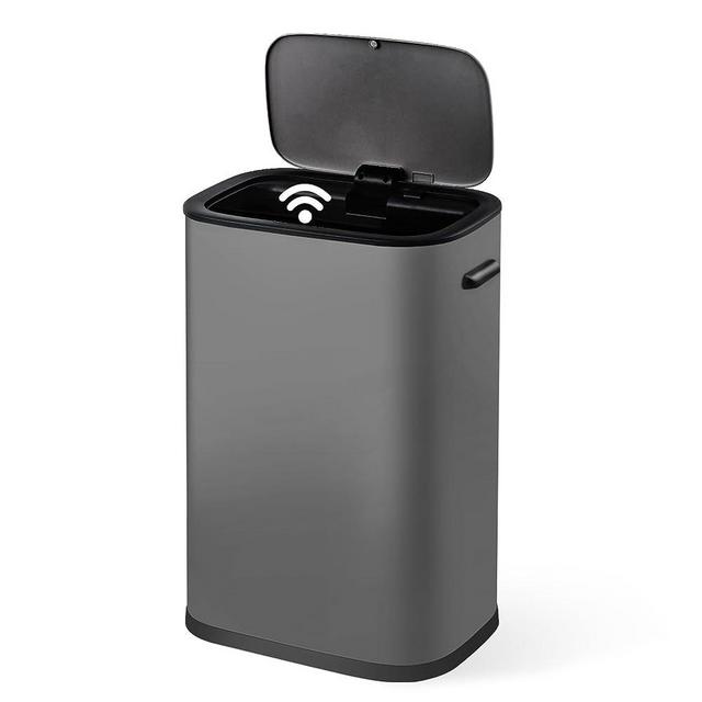 Automatic Trash Can with Lid,14.5 Gallon Smart Trash Can, 55L Motion Sensor Trash Can (use 13 Gallon Garbage Bags) for Bedroom, Bathroom, Kitchen, Office
