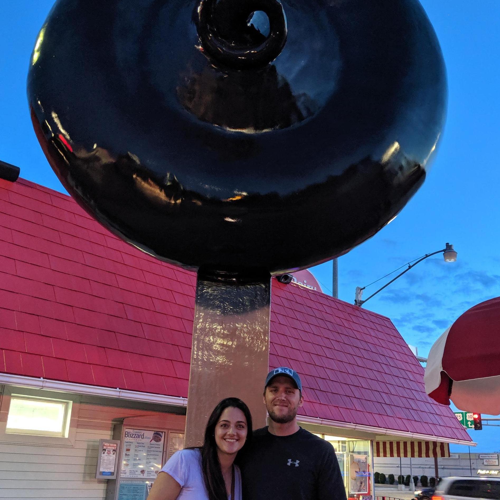World's Largest DQ Dilly Bar in Moorhead, Minnestoa 2019