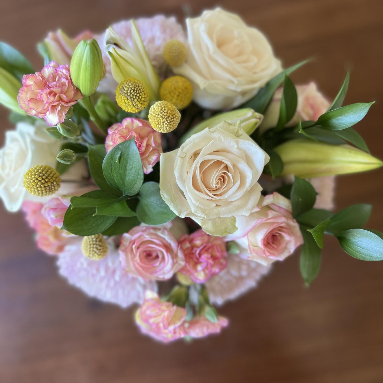 Elizabeth’s Garden centerpieces