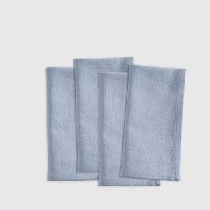 Organic Cotton Napkins in Light Blue