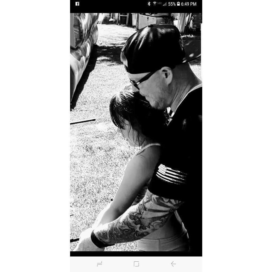 My favorite photo of him and Kylee.  Kylee's 5th birthday party and he is teaching her how to do rhythm sticks. <3