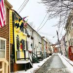 Pinkney Street - Colorful Historic Houses