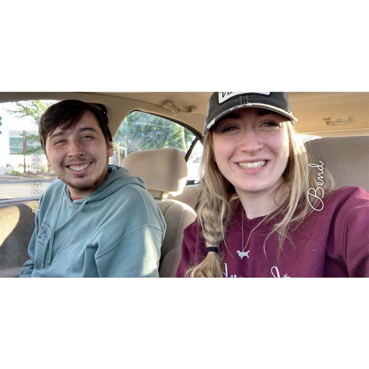 Road tripping during the lockdown, 2020