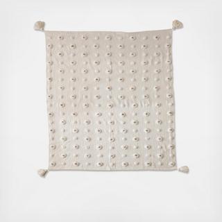 Cotton Tufted Throw with Tassels