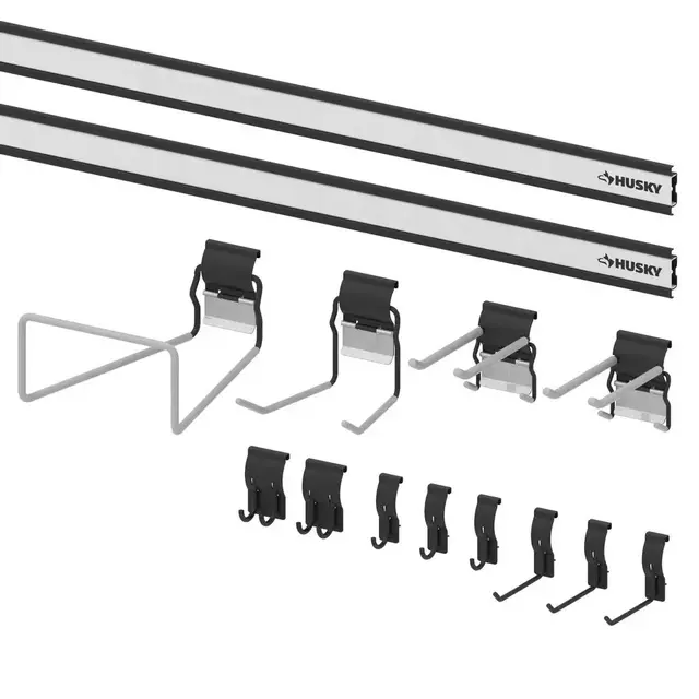 Garage Wall Track All Purpose Project Pack (14-Pieces)