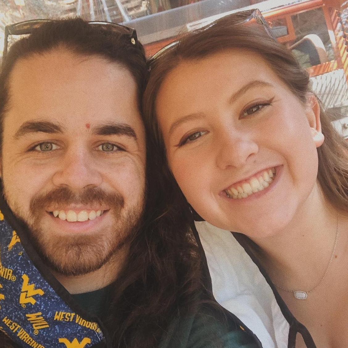 Playing mini golf the day we got engaged!