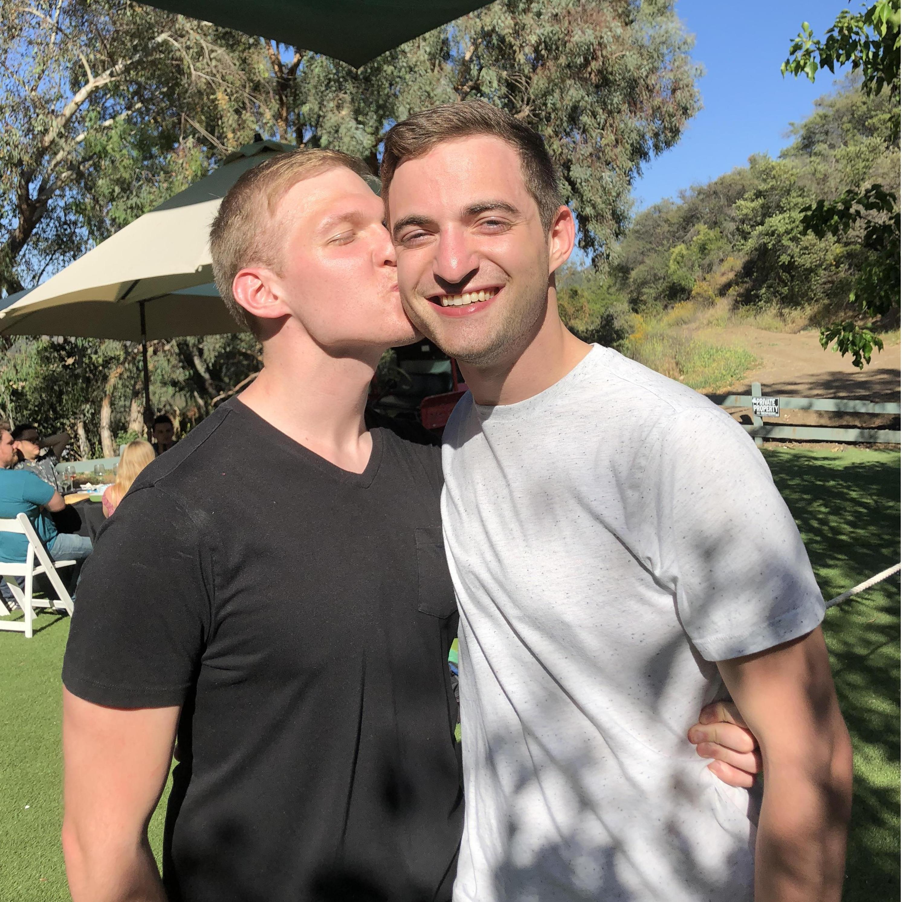 Clint made a surprise appearance in LA for Tyler's birthday and planned a surprise party at a vineyard in Malibu