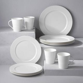 Tin Can Alley 7 Degree 12-Piece Dinnerware Set, Service for 4