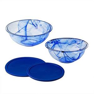 Pyrex Watercolor Collection 4-pc Mixing Bowl Set