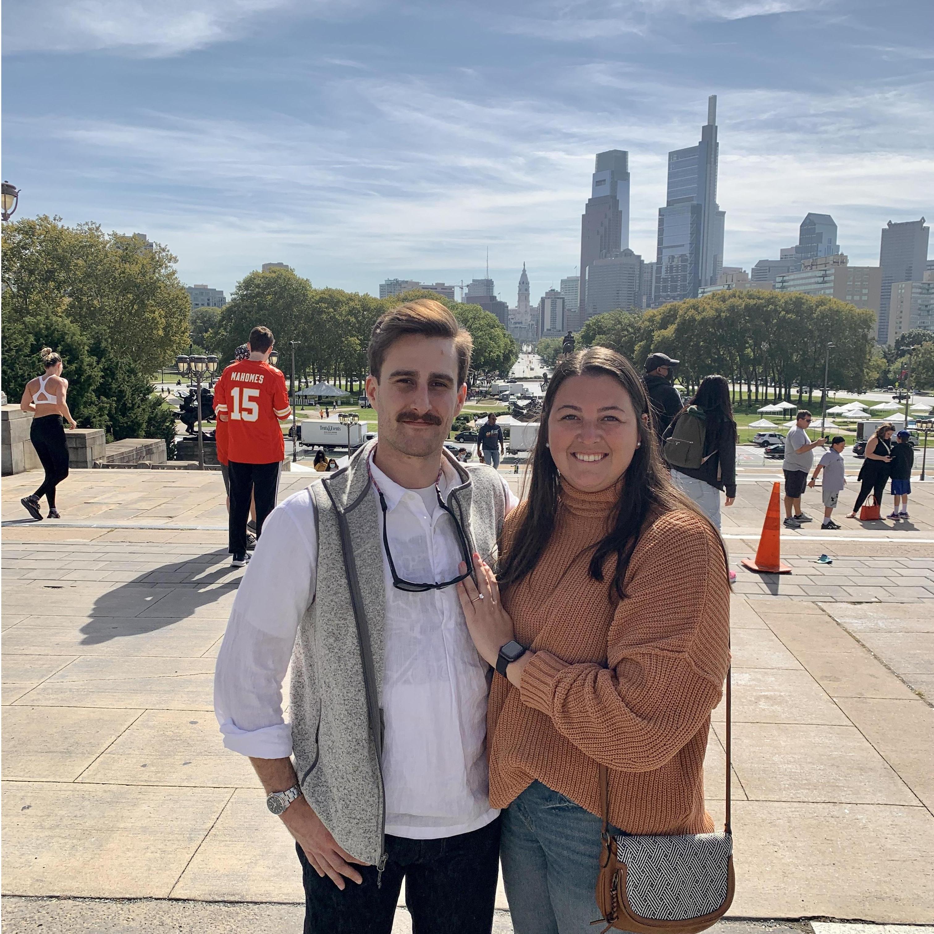 Our engagement day! October 2, 2021!
