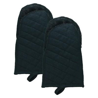 Silicone & Cotton Oven Mitt (Set Of 2)- Mu Kitchen