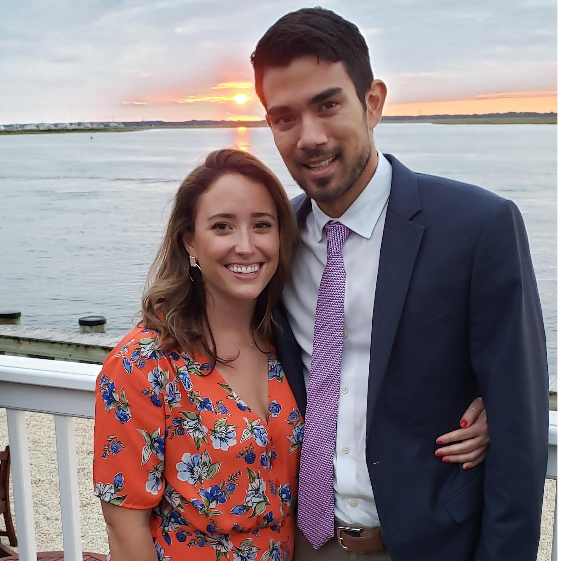 Beautiful day for Dave and Emma