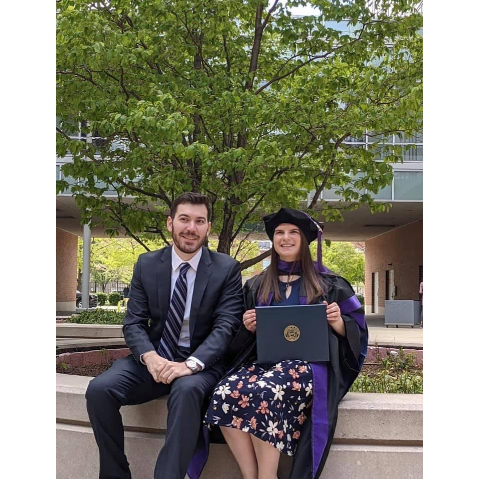 May 2021: Stephanie graduated from Law School
