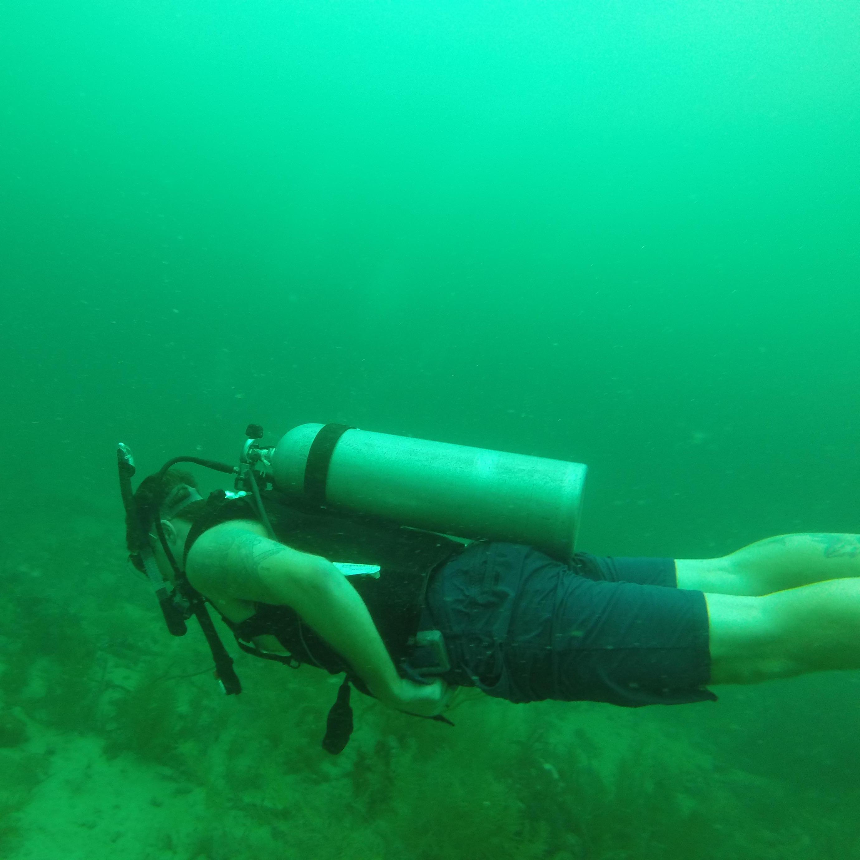 Laura helped and supported Matt achieve a lifelong ambition of becoming a PADI certified open water scuba diver. Now she wants to do it too!