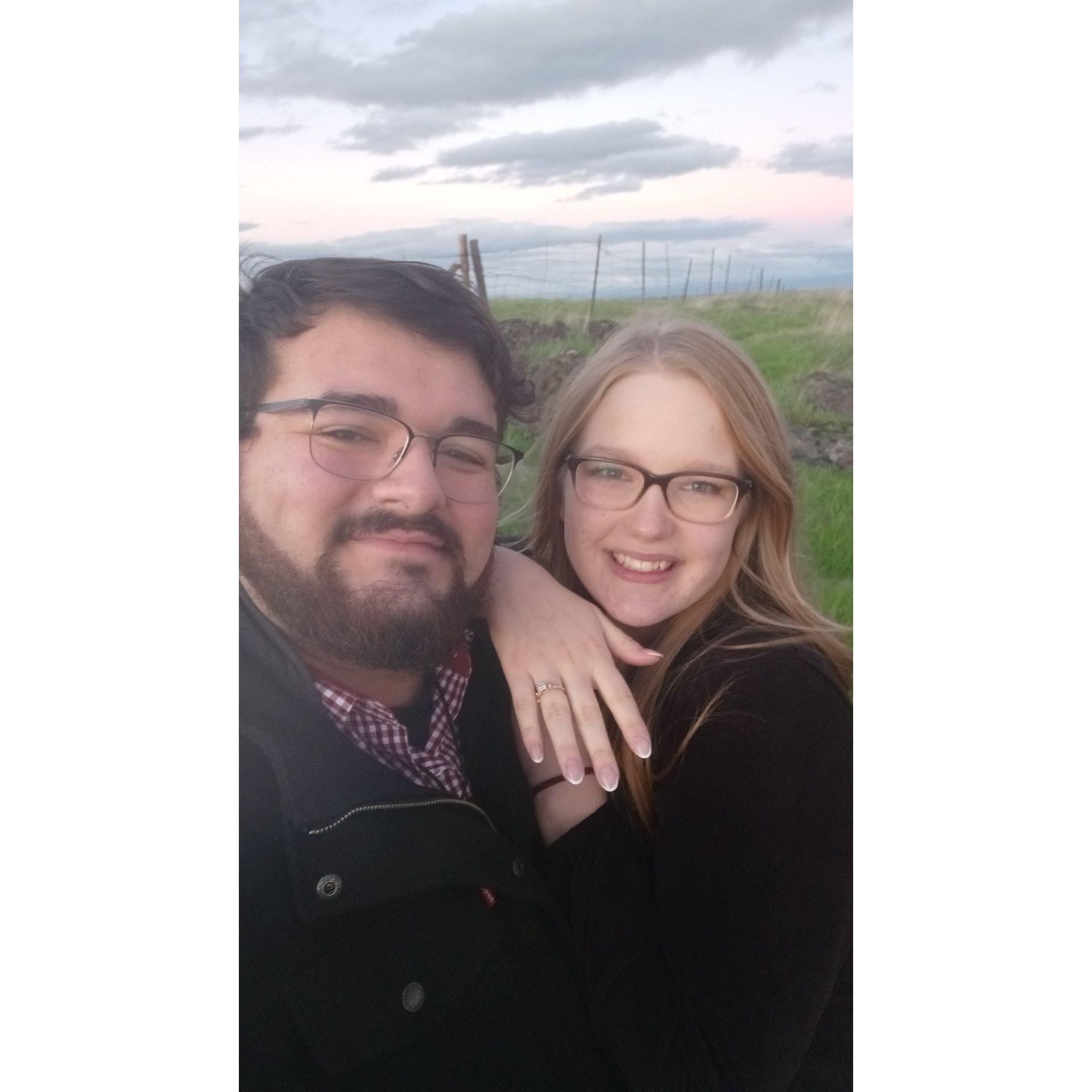 The day we got engaged