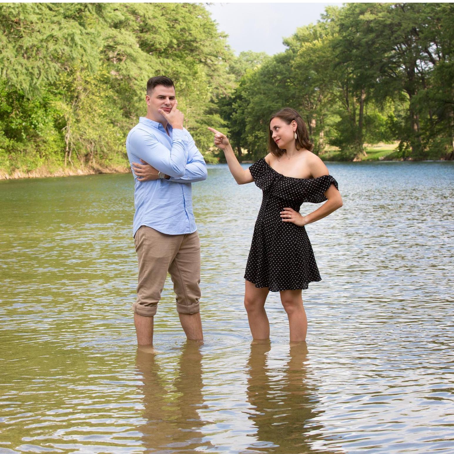 Heather telling Tim any number of facts about Harry Potter and Tim thinking "that's not how it was in the movie..."