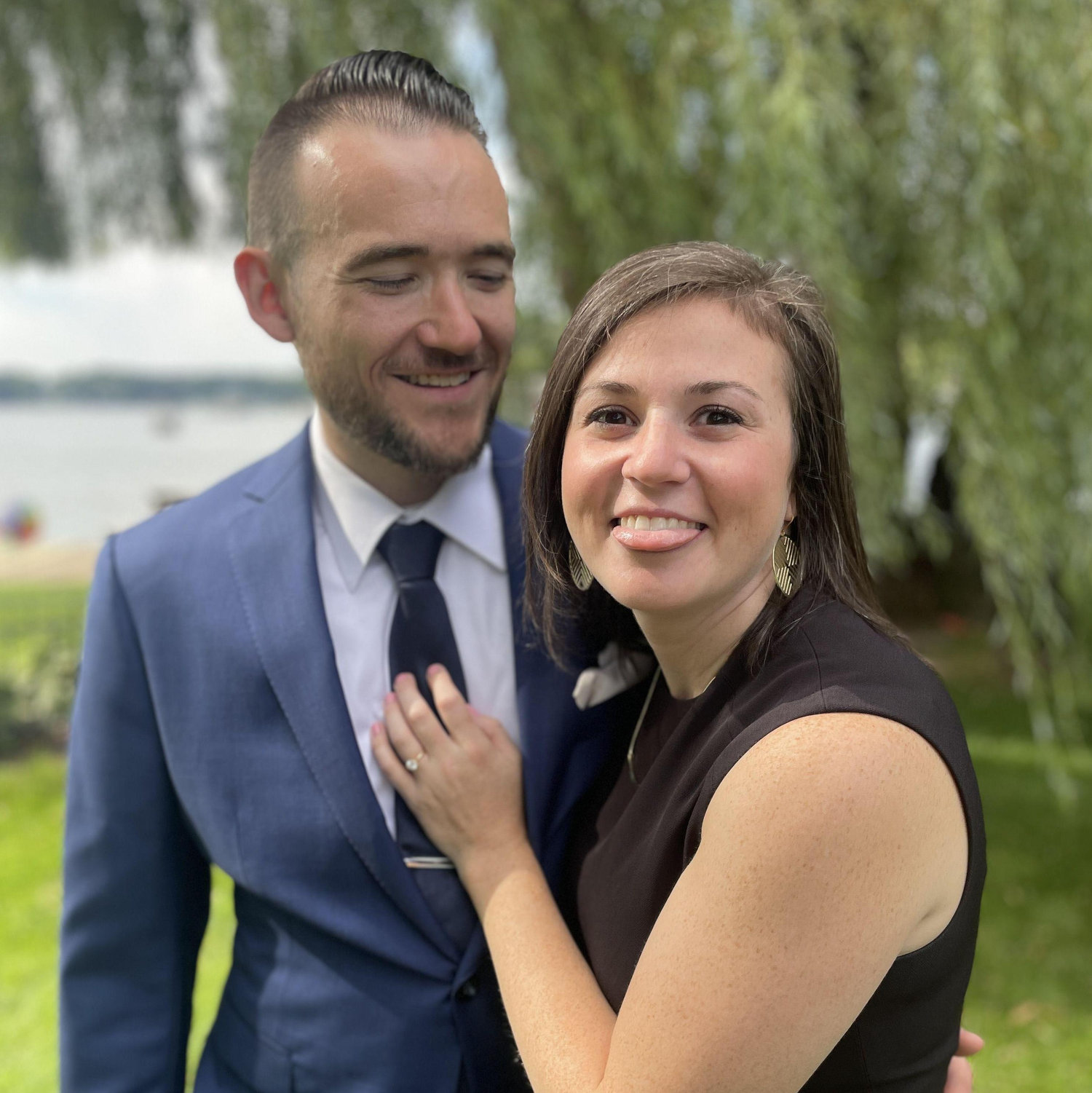 Impromptu engagement photos thanks to Morgan and Colleen!  |  2024