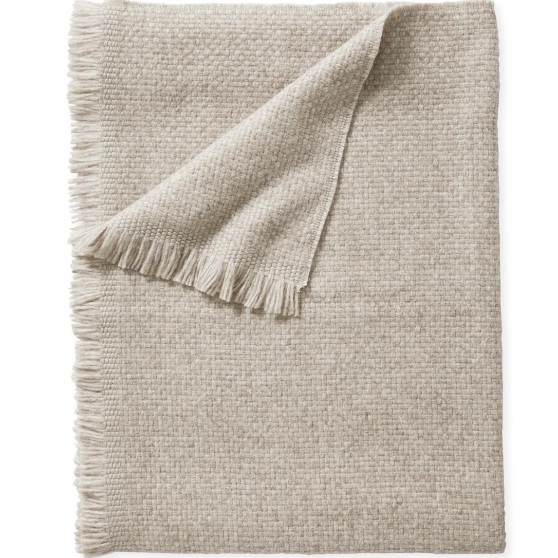 Serena & Lily, Color: Oatmeal - Milo Alpaca Throw