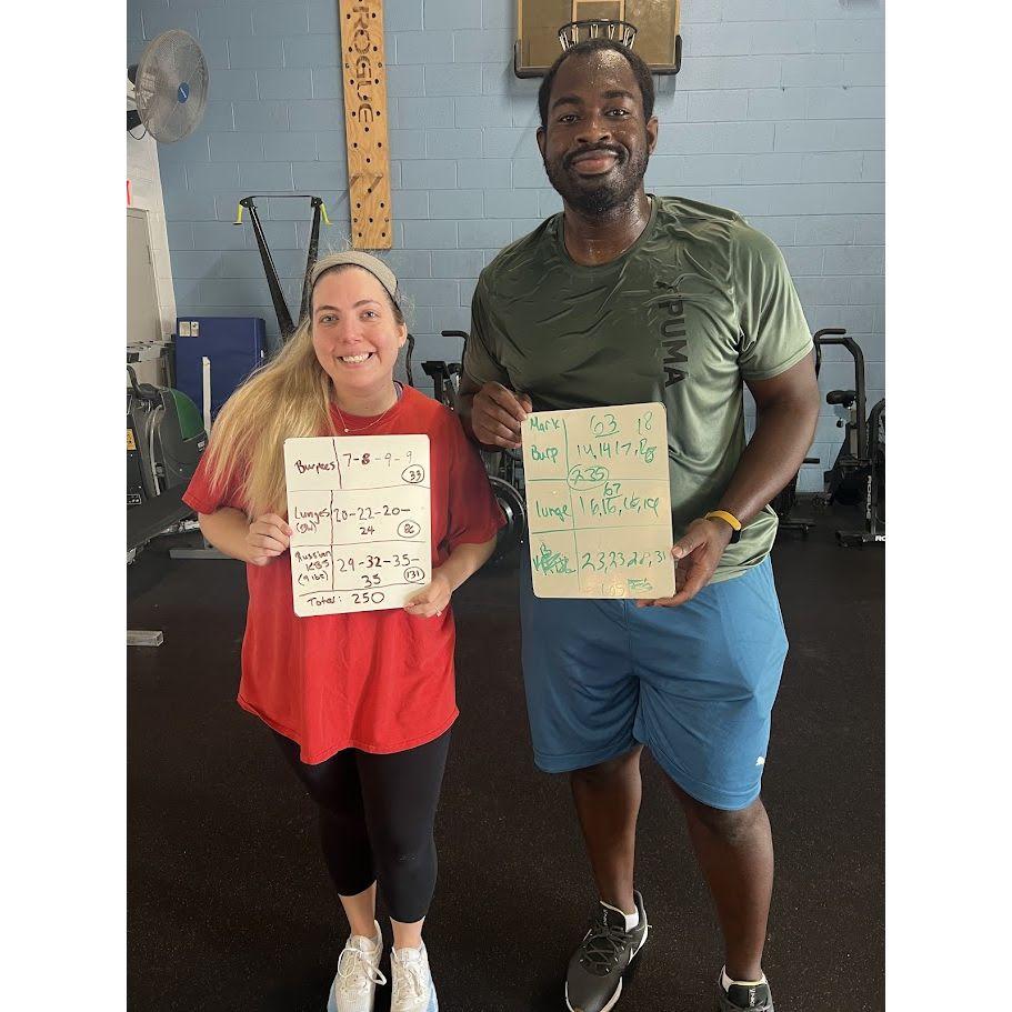 Brynn takes Mark to her CrossFit class :D