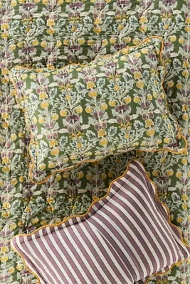 Iluka Cotton Printed Floral Shams, Set of 2