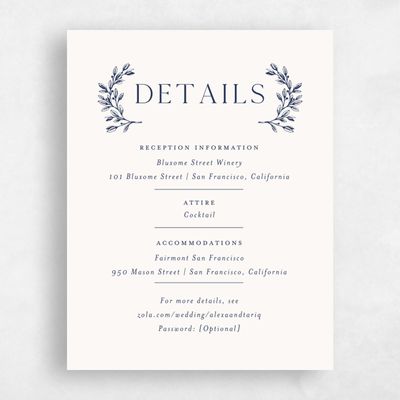 Beige Bordered Wedding Enclosure - Hetherton