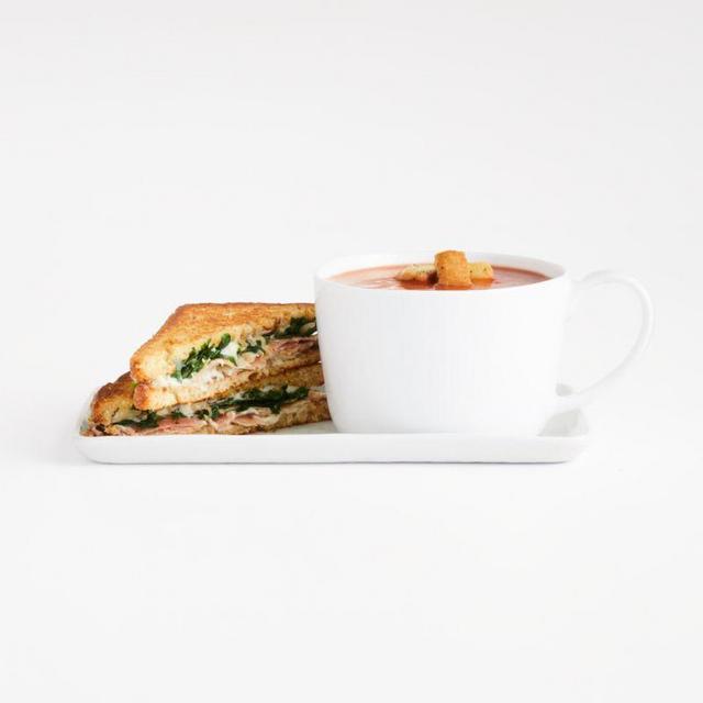 Crate & Barrel Mercer Soup & Sandwich Set
