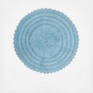 Round Crochet Bath Mat