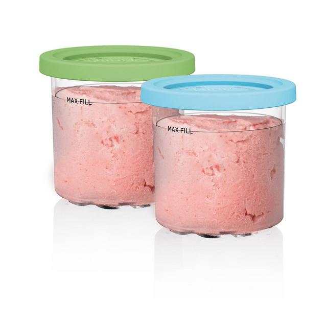 Ninja Creami Pints and Colored Lids - 2 Pack - XSKPLID2CD