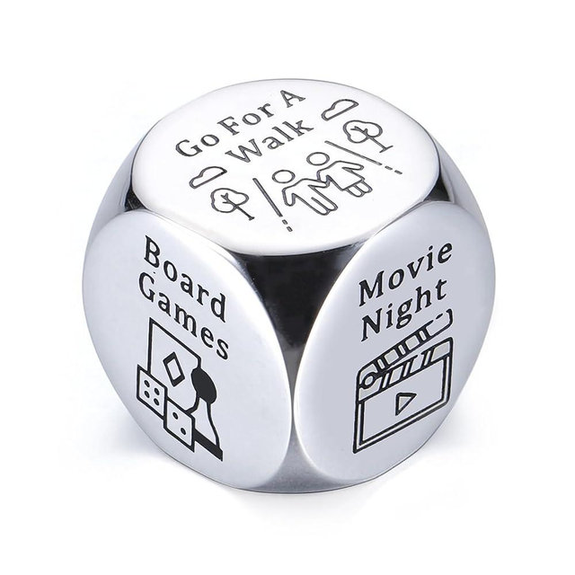 Anniversary for Him Her Date Night Ideas Dice Gifts for Boyfriend Girlfriend Wedding Gifts Couple Gifts 11th Anniversary Steel Gift for Wife Husband Birthday Valentines Christmas Gifts for Women Men