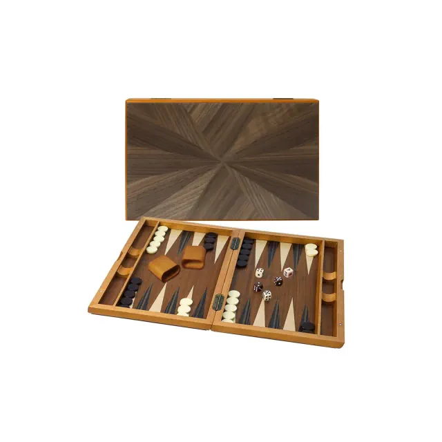 GSE 17" Inlay Backgammon Set - Focus