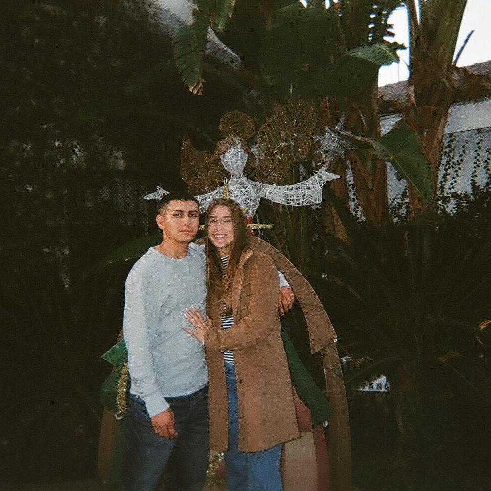 first xmas as fiances