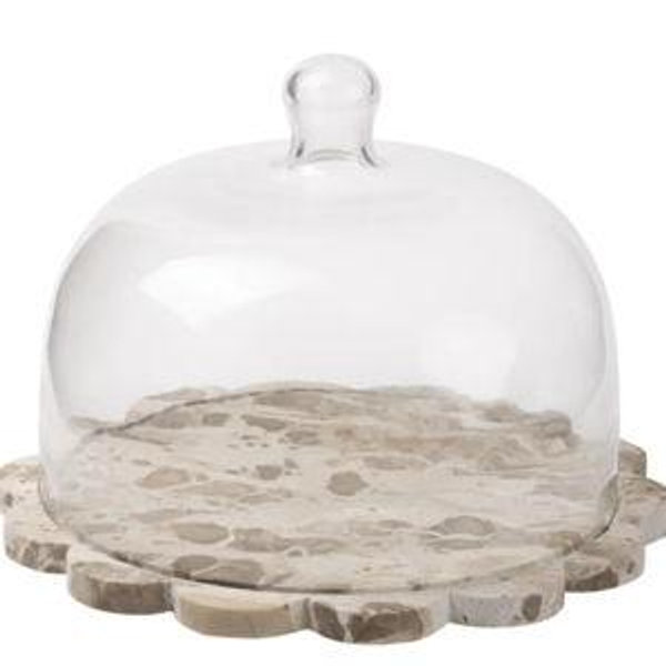 Viola Serving Board with Cloche