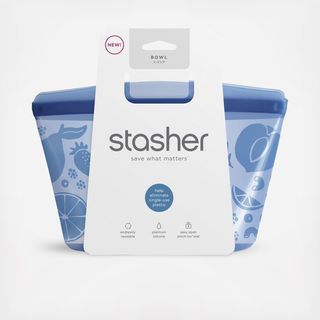 Reusable Silicone 2-Cup Bowl Bag, Set of 2