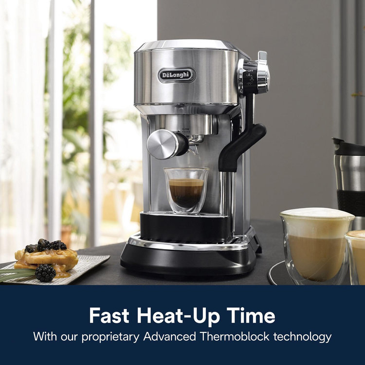 De'Longhi, Dedica Maestro Plus Espresso Machine with Steam Wand | Zola