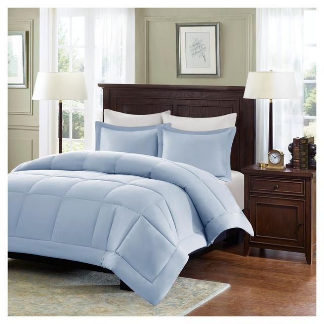 Blue Belford Microcell Down Alternative Comforter Set Set Full/Queen 3pc