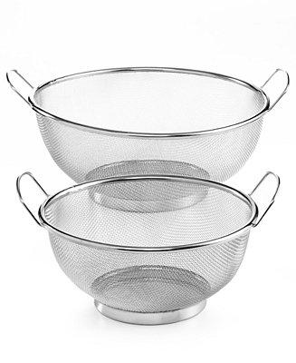 Set of 2 Mesh Colanders, Created for Macy's