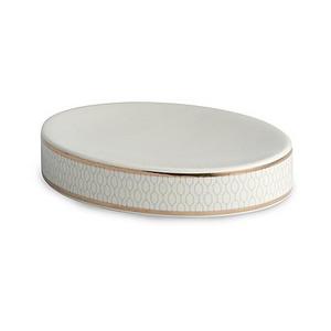 Kassatex Florence Soap Dish in White