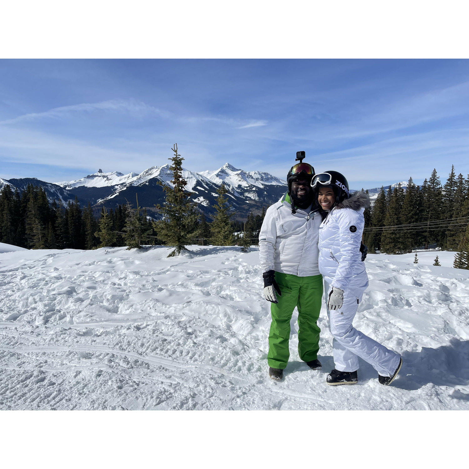 Our first vacation and ski trip together