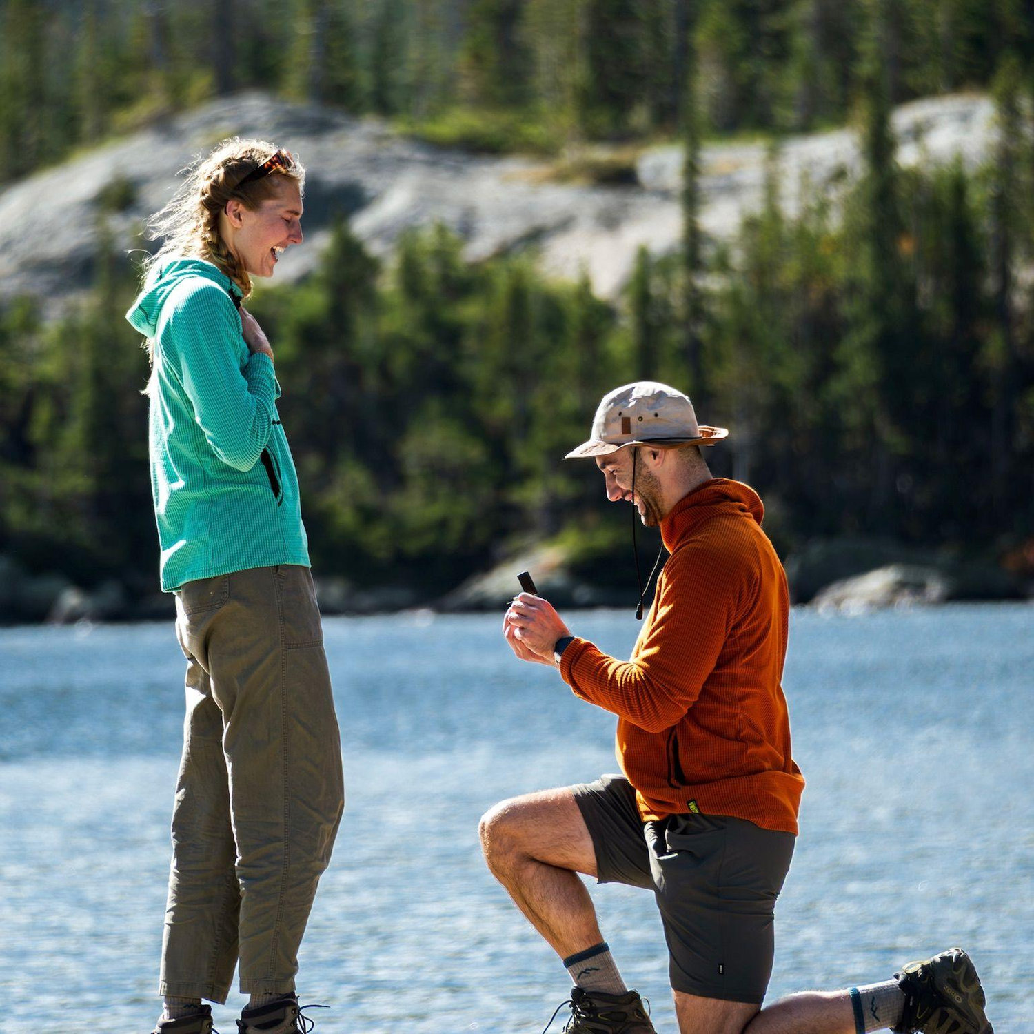 And after the sweetest profession of love I can't remember at all, he asked me to marry him!