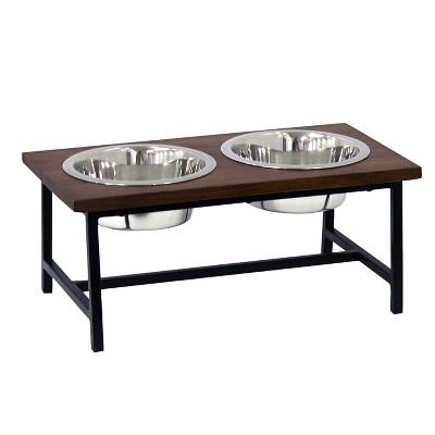 Elevated Dog Feeder With Metal Stand - Threshold™