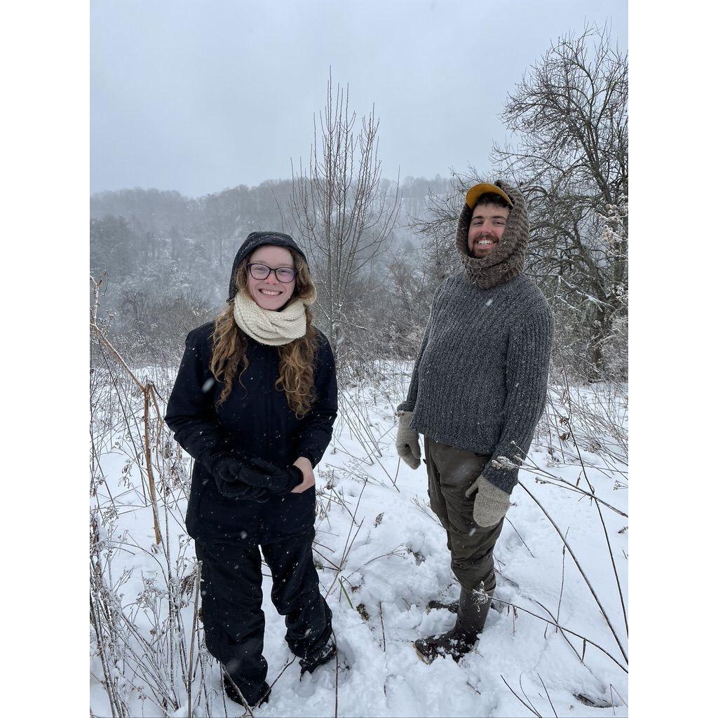 Hiking around our rental house in Marshall (2022 - photocred to Jack Sorokin)