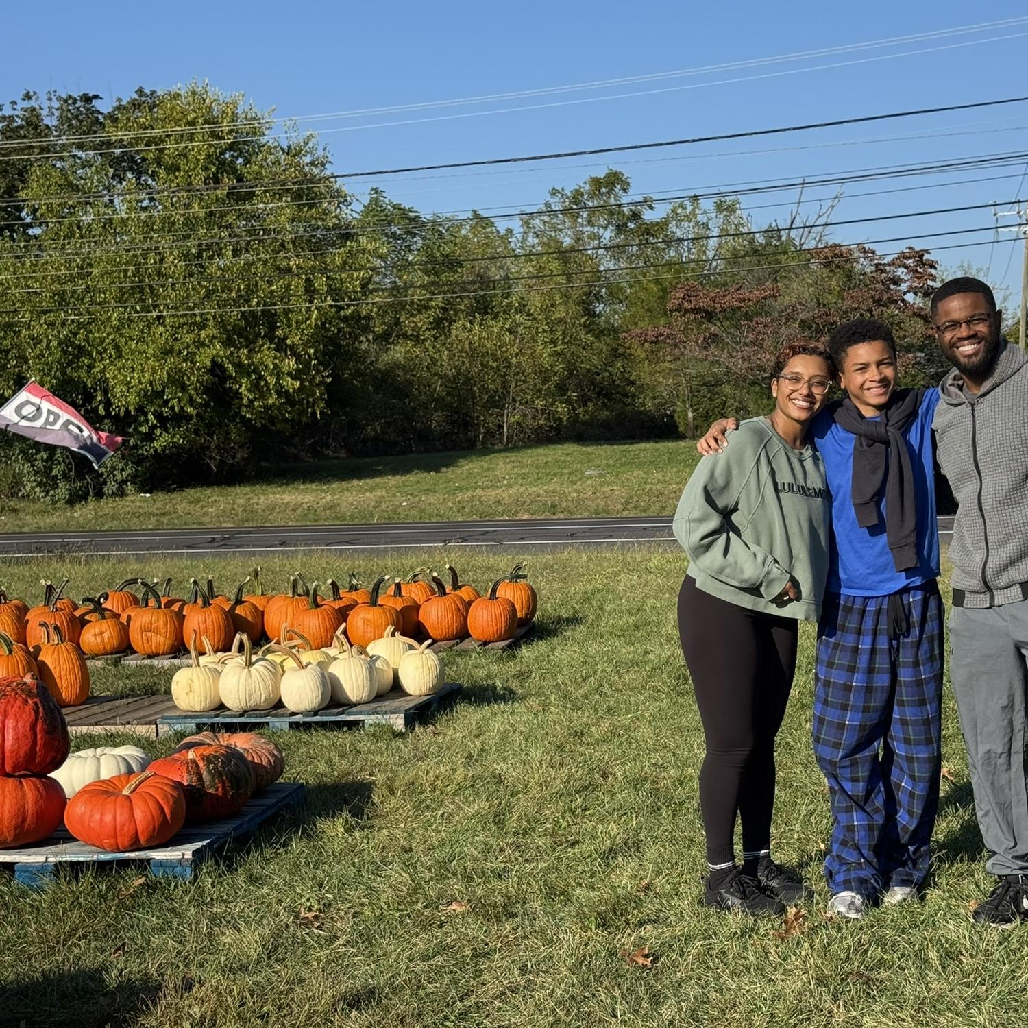 Pumpkin picking