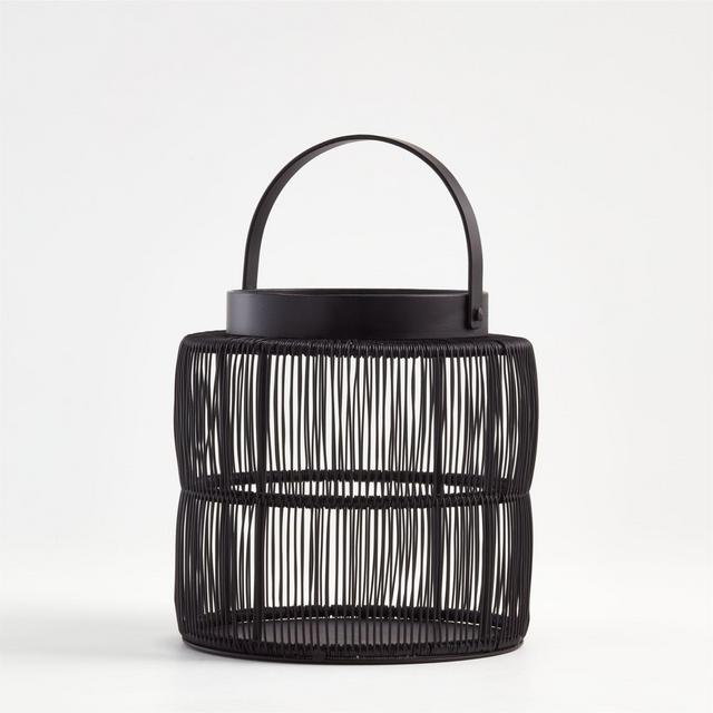 Ora Medium Black Wire Lantern
