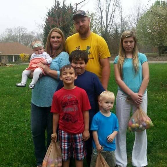 His, Mine and Ours!  This is our little family!
