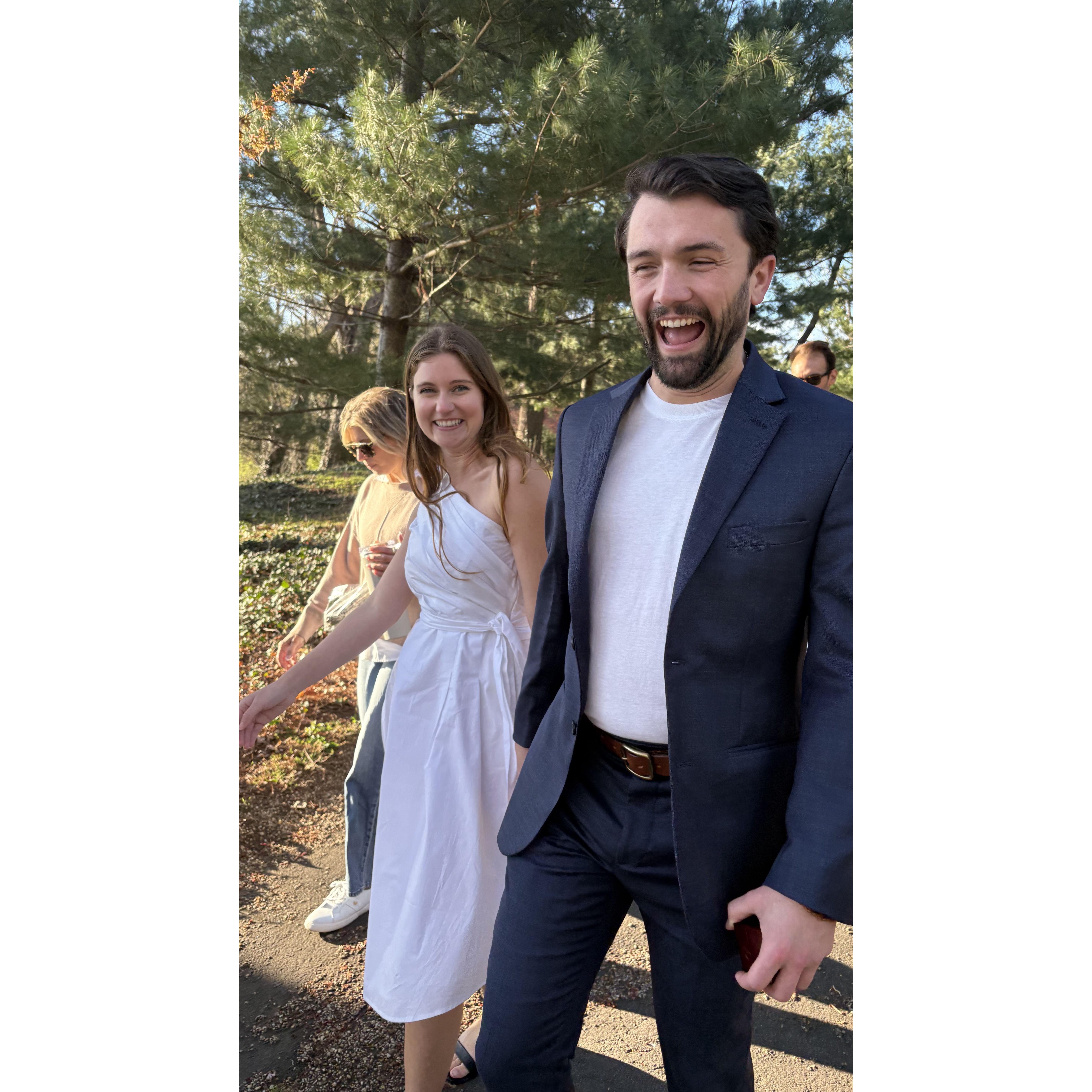 Our faces hurt from smiling this much.