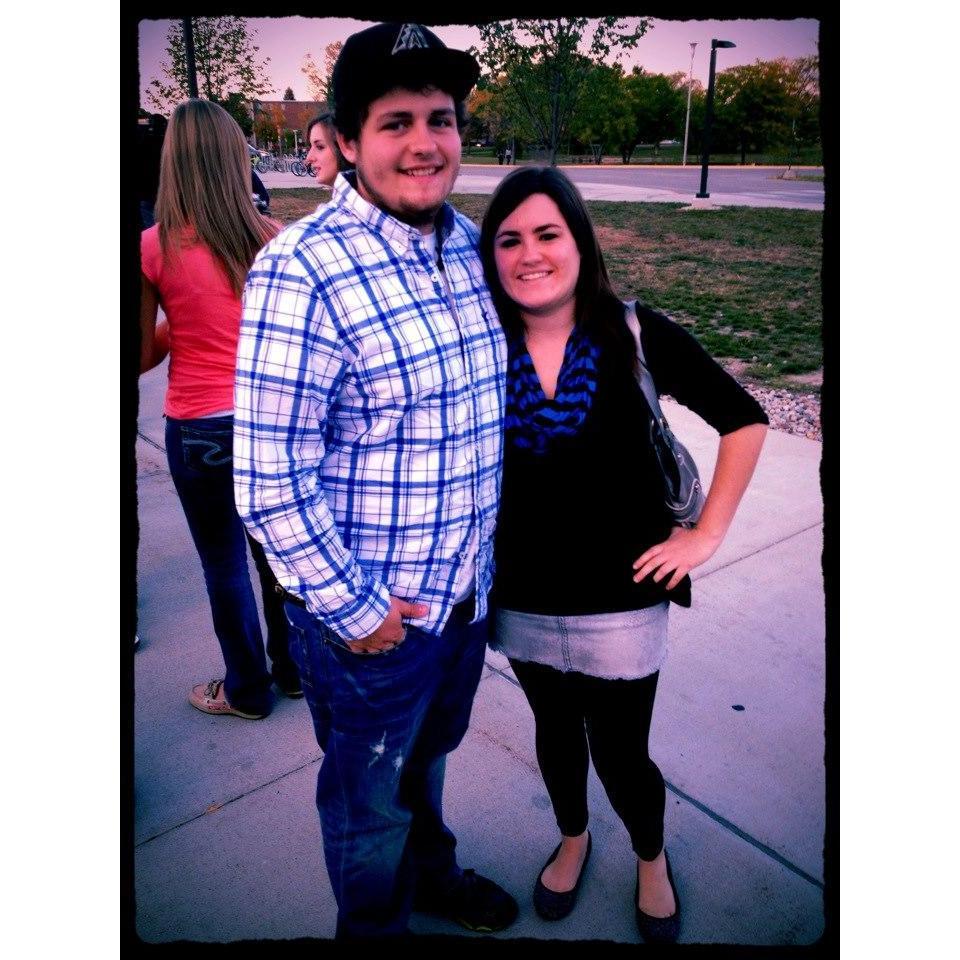 One of our first dates to a concert in Mt. Pleasant