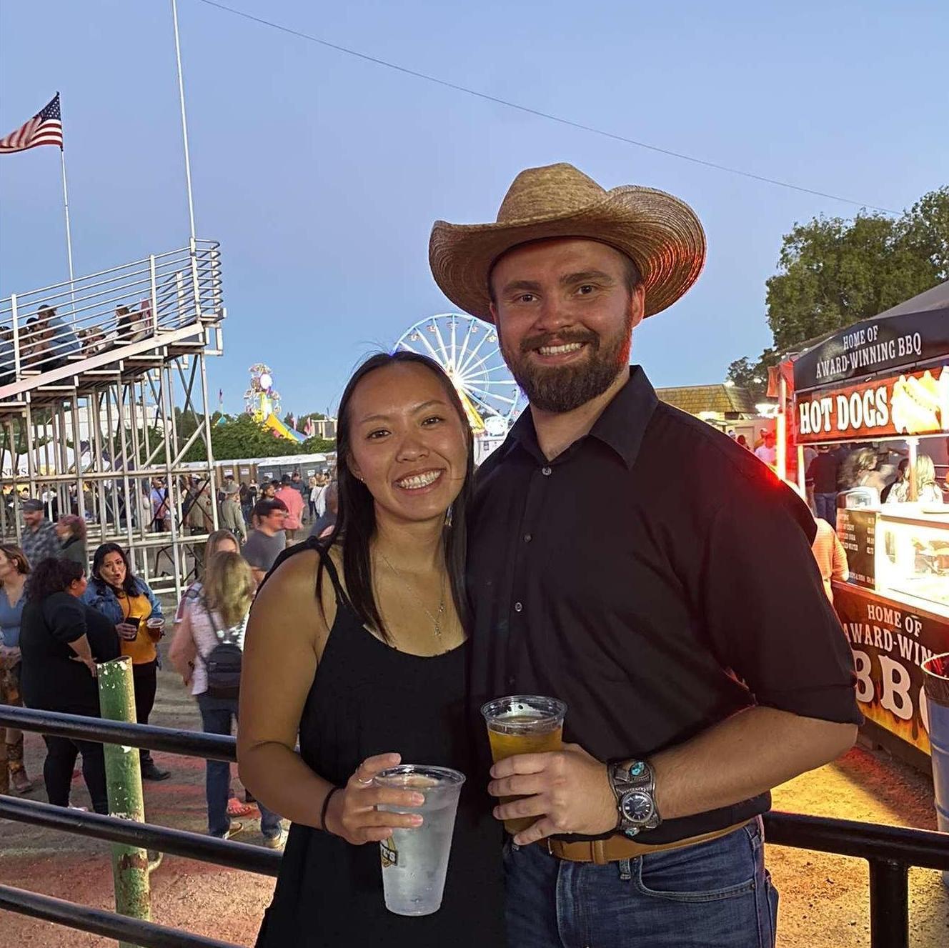 Chris Ledoux says it best...Ain't nothin' I know of, can make you fall in love, Like a night at the county fair