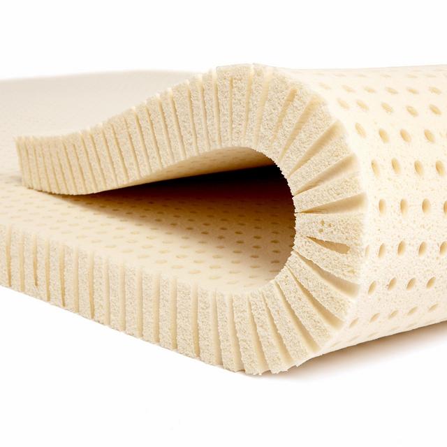 Pure Green 100% Natural Latex Mattress Topper - Medium Firmness - Queen Size