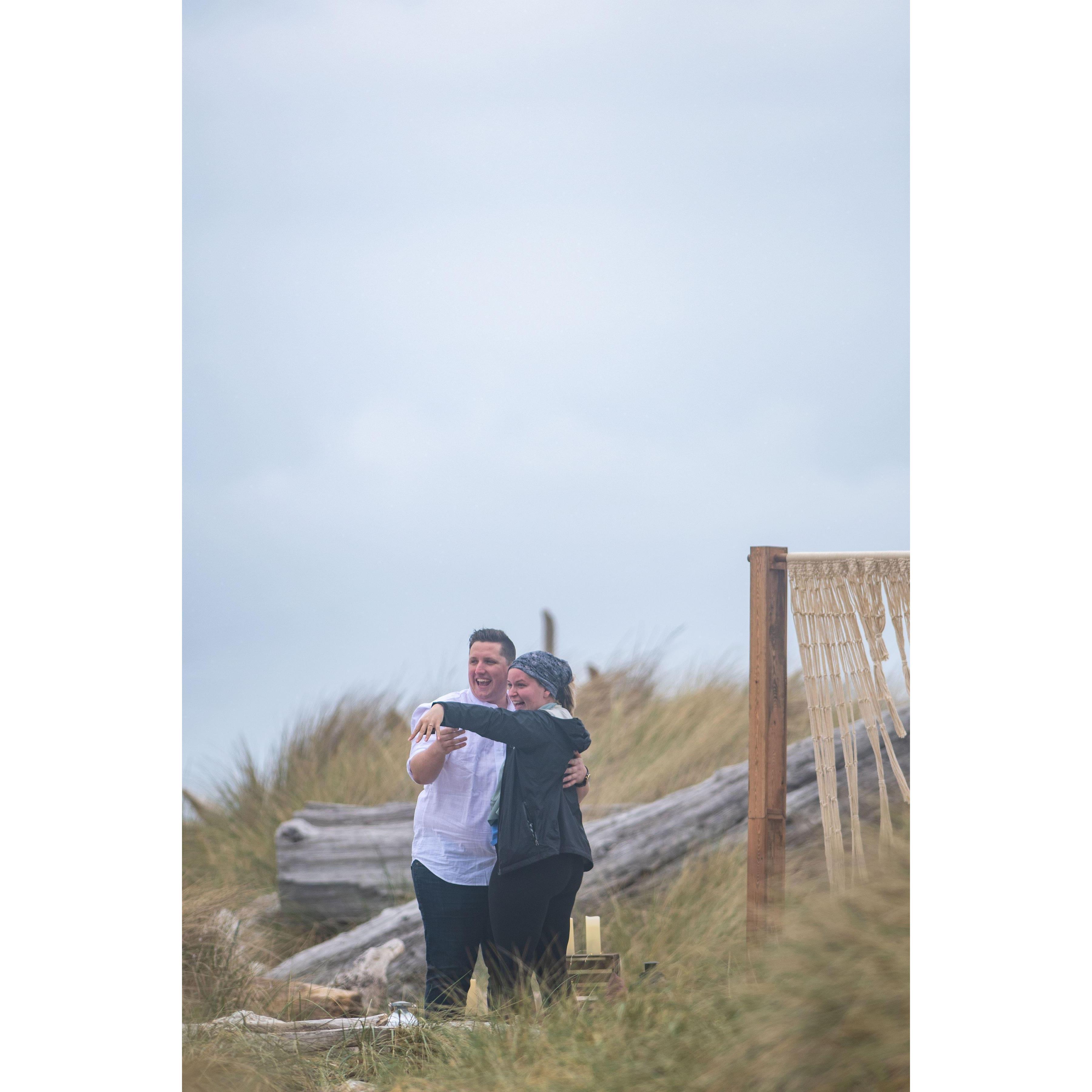 April 2021 - Proposal Day at Rockaway, Beach.