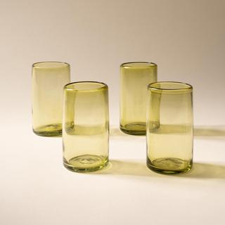 Hand-Blown Tall Tumbler, Set of 4